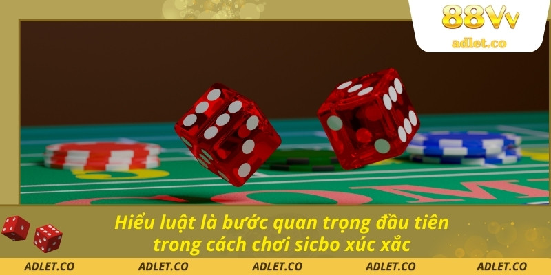 Hiểu luật là bước quan trọng đầu tiên trong cách chơi sicbo xúc xắc